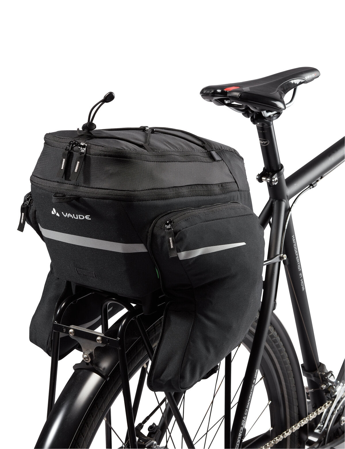 VAUDE Silkroad Plus bagagedragerstas Uniclip zwart