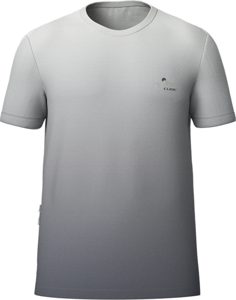 Cube MTB ronde hals jersey Soft Touch korte mouw grijs