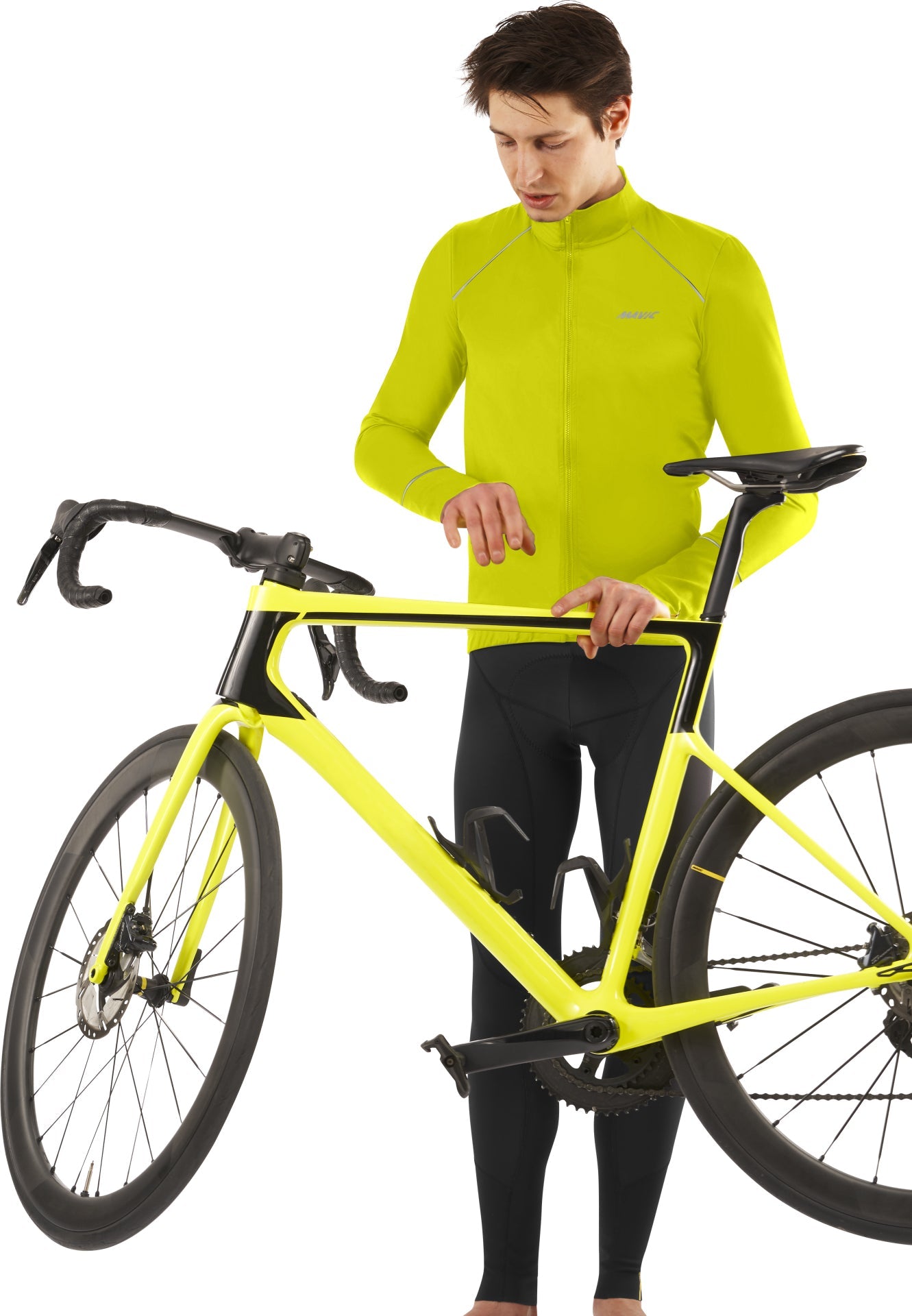 Mavic Mistral jas heren geel