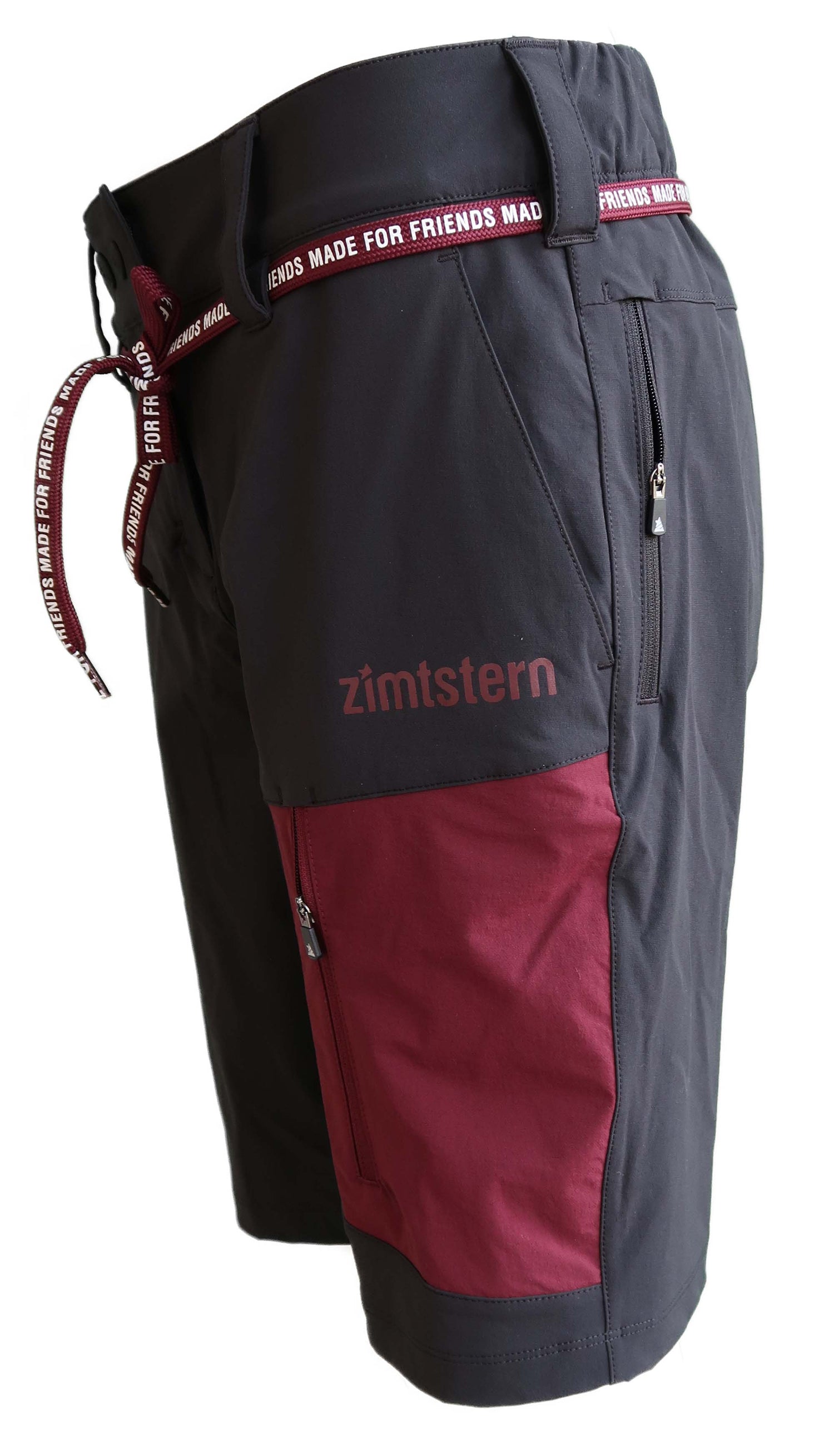 Zimtstern Xalpz Tech Shorts Dames Pirate Black