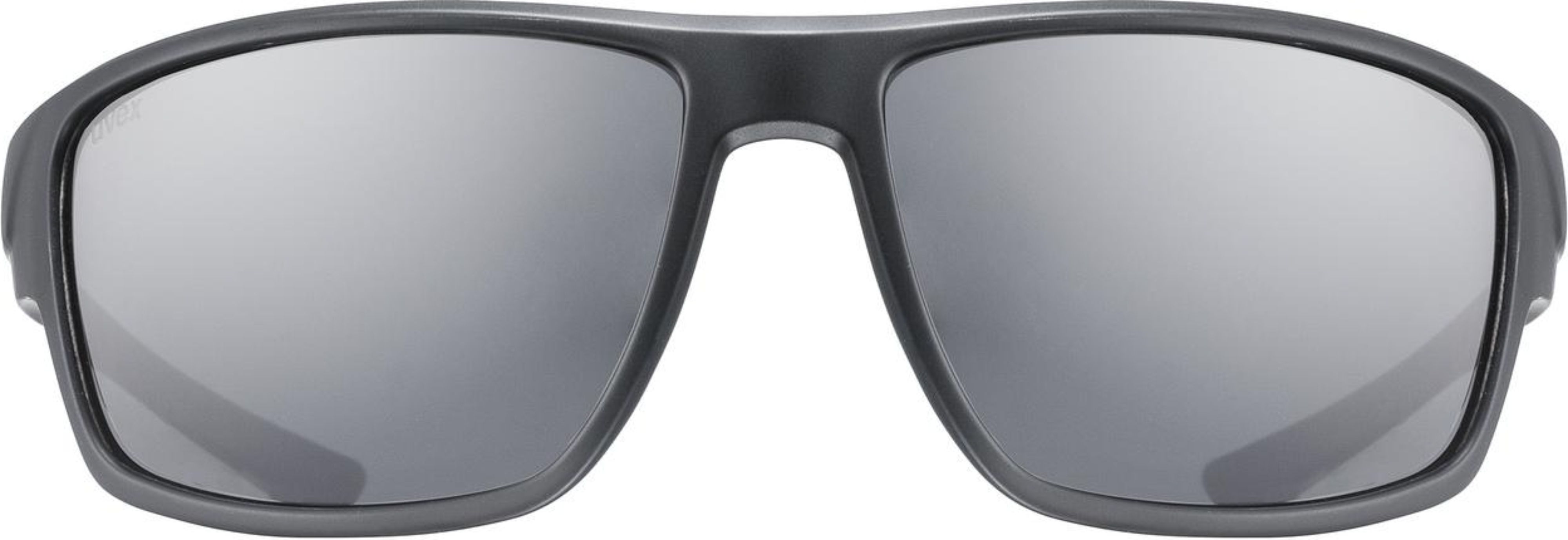 uvex Sportstyle 230 fietsbril Zwart Mat / Lightmirror Zilver