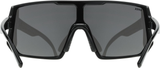 uvex Sportstyle 235 fietsbril Zwart / Spiegel Zilver