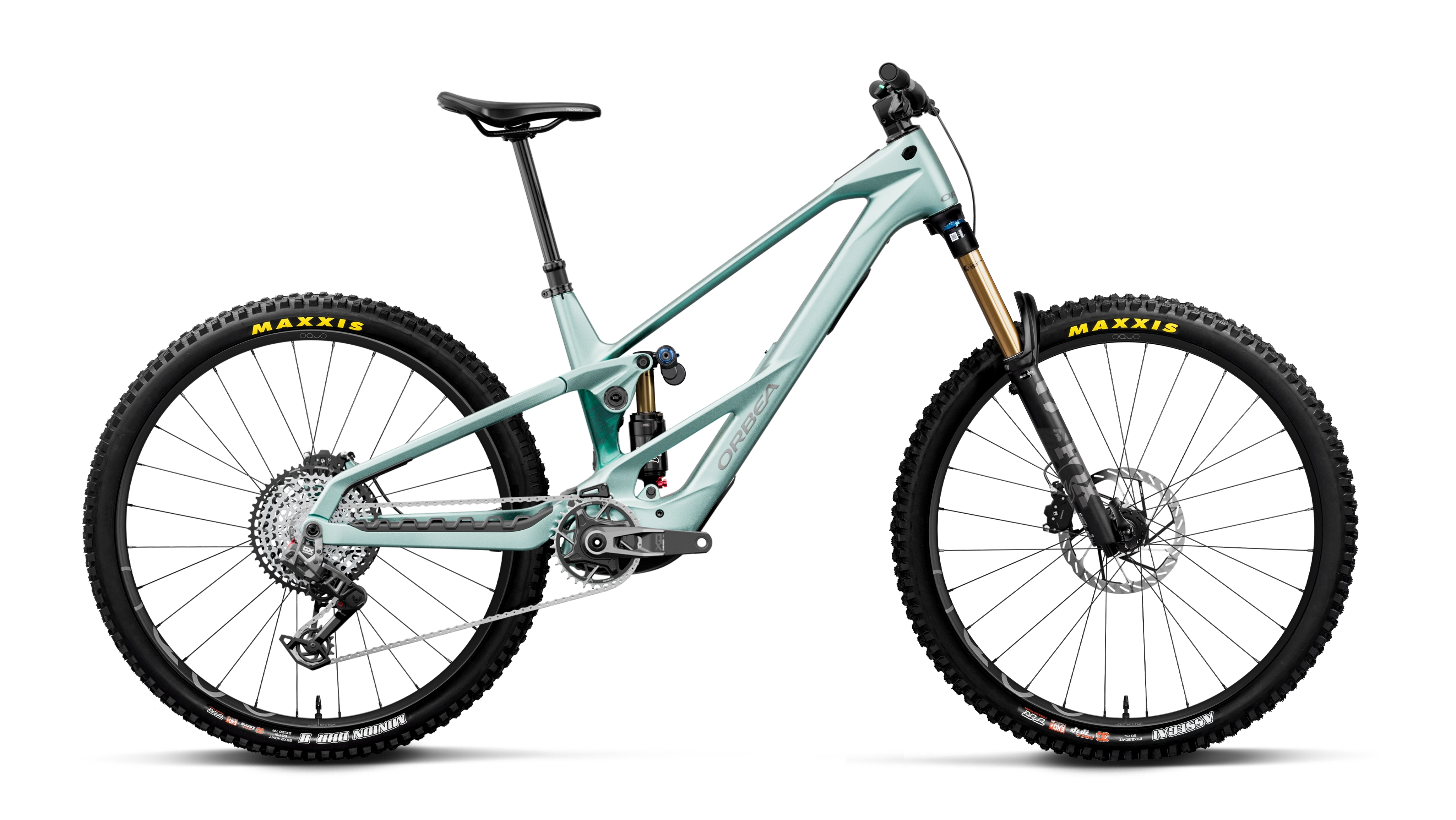Orbea WILD LT M-TEAM RS Smooth Zilver (Mat) - Escape Groen C. View (Glans)
