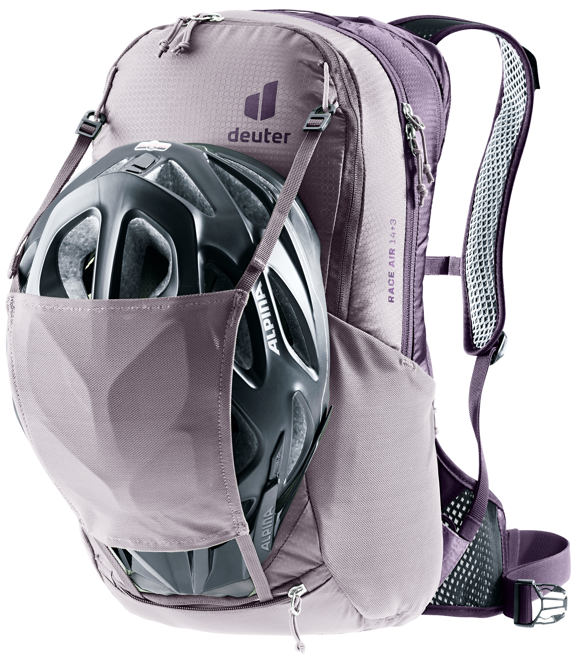 deuter Race Air 14+3 fiets rugzak lavendel-paars