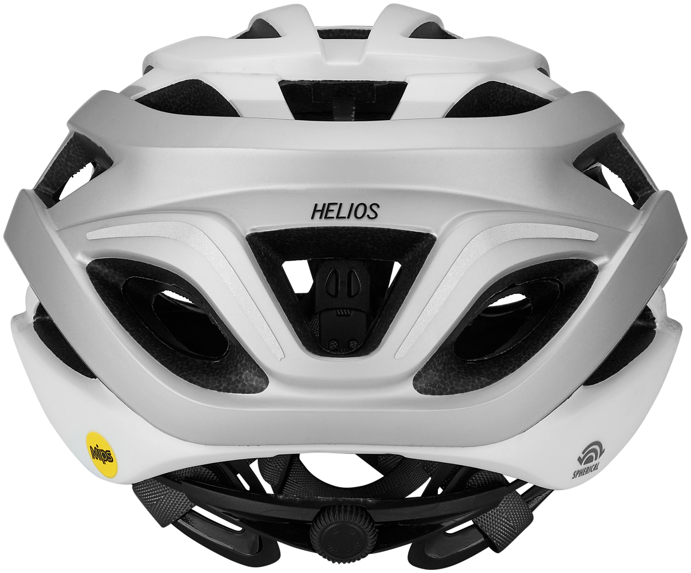 Giro Helios Spherical Helm mat wit/zilver vervaging