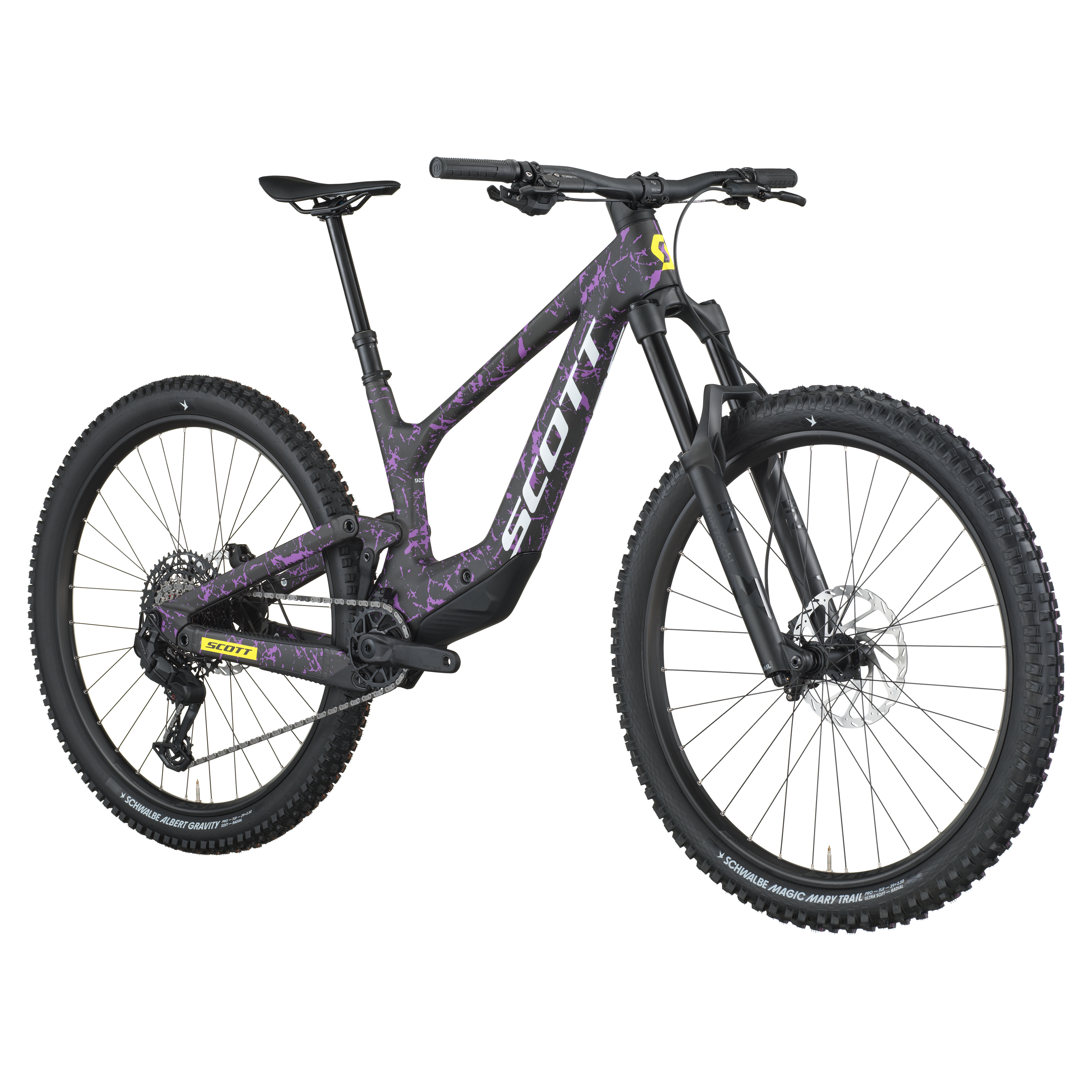 Scott Ransom 920 carbon zwart/crackle paars