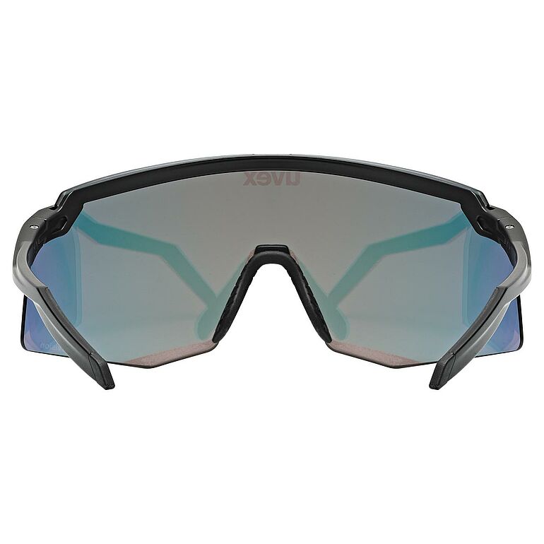 uvex Pace Stage zwart mat/racy rood