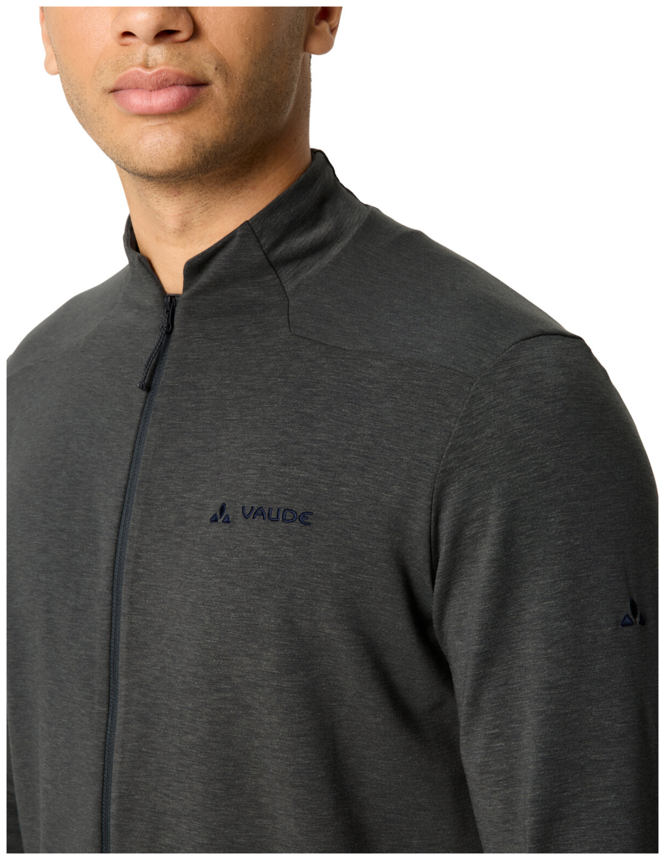 VAUDE Heren Wintry FZ LS-Shirt grafiet