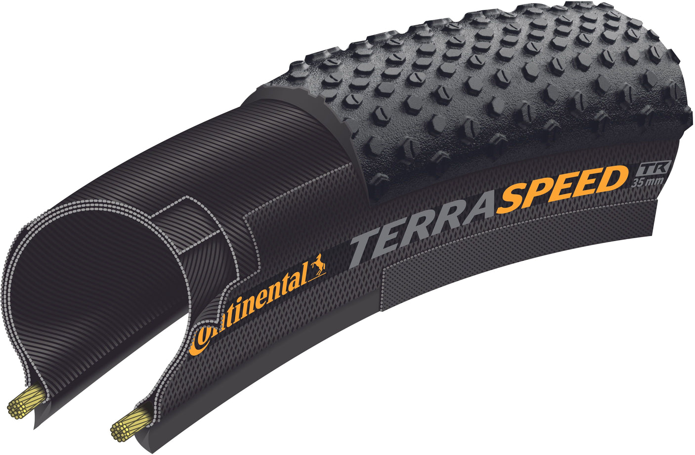 Continental Terra Speed ProTection Faltreifen 27.5x1.50" TLR schwarz
