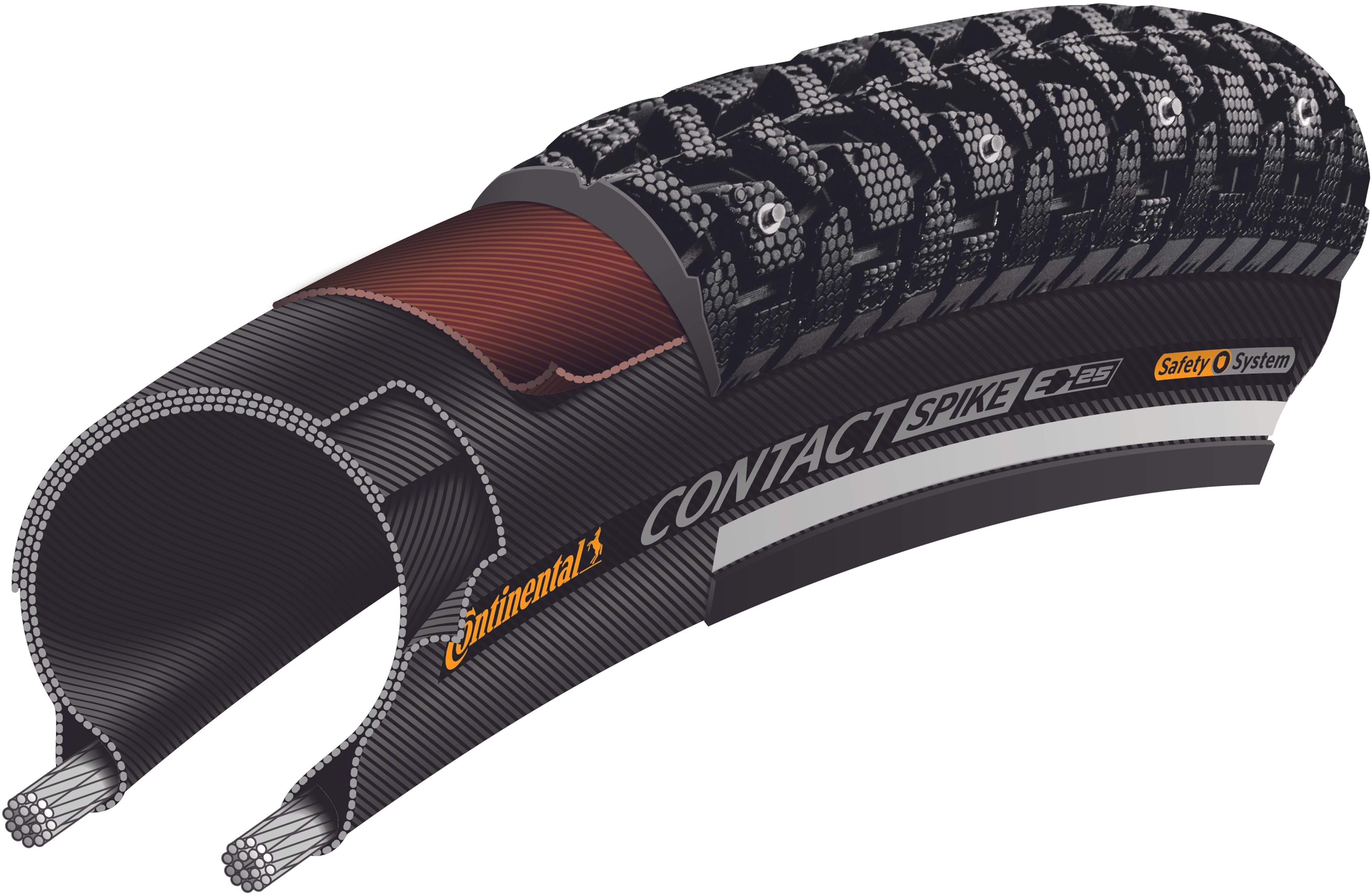 Continental Contact Spike 120 Draadband 28x1.25