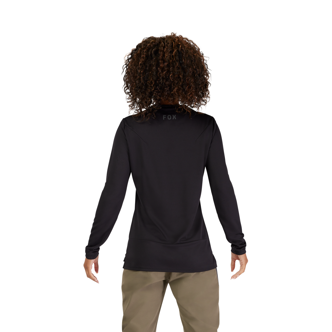 Fox W Ranger LS Jersey Hoofd Zwart