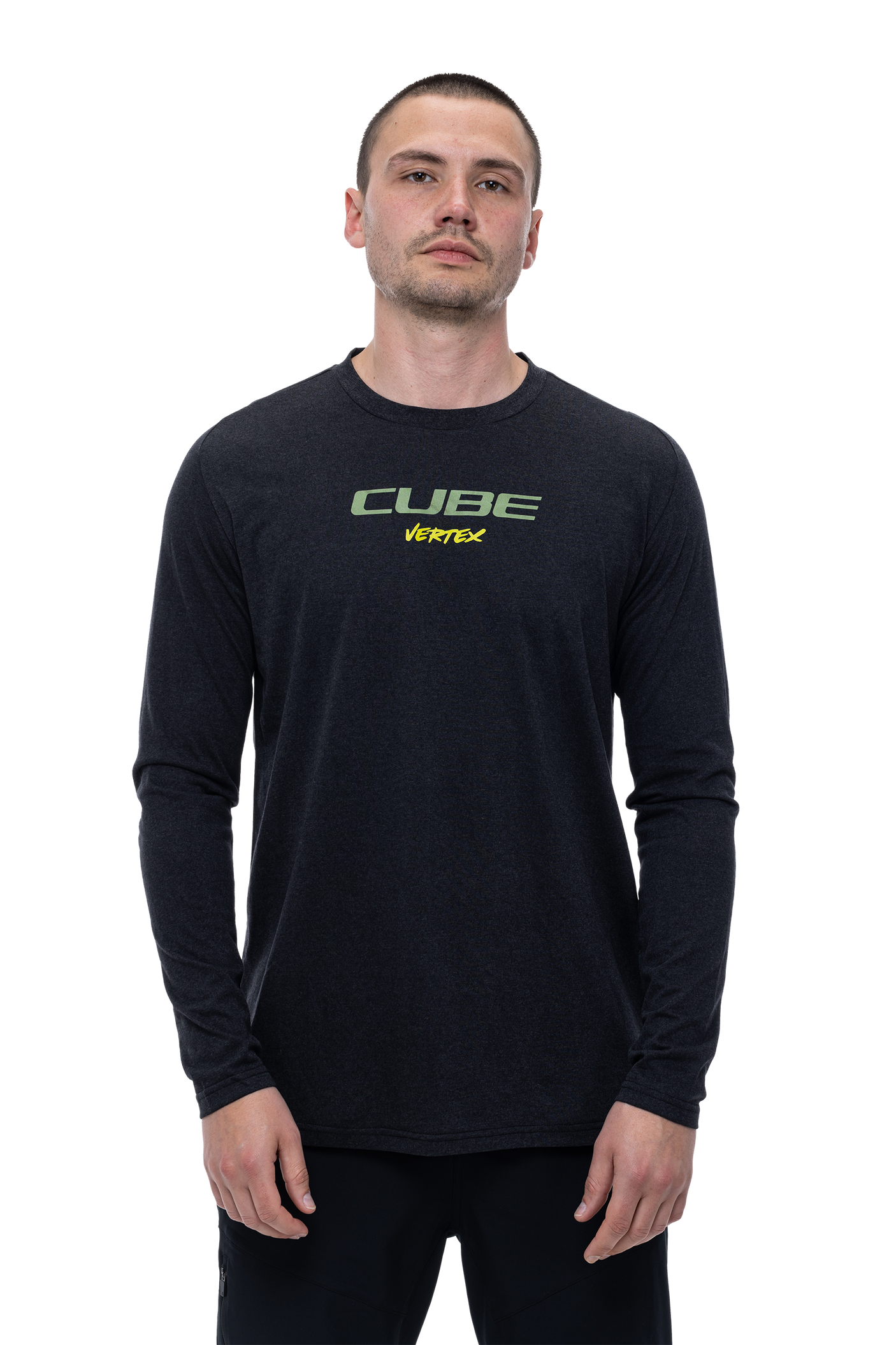 CUBE VERTEX jersey met ronde hals FLOW lange mouw