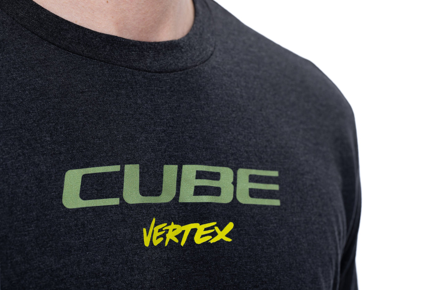CUBE VERTEX jersey met ronde hals FLOW lange mouw