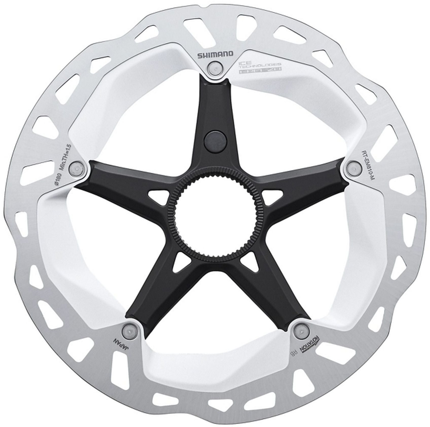 Shimano RT-EM810 Ice-Tech remschijf Center Lock voor STEPS