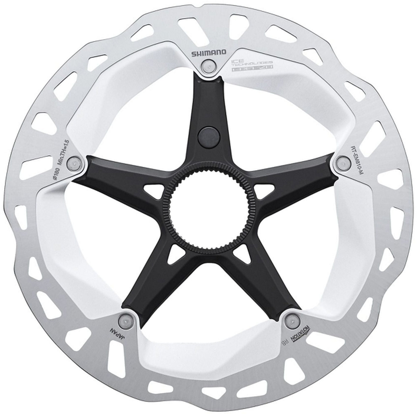 Shimano RT-EM810 Ice-Tech remschijf Center Lock voor STEPS