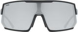 uvex Sportstyle 235 fietsbril Zwart / Spiegel Zilver