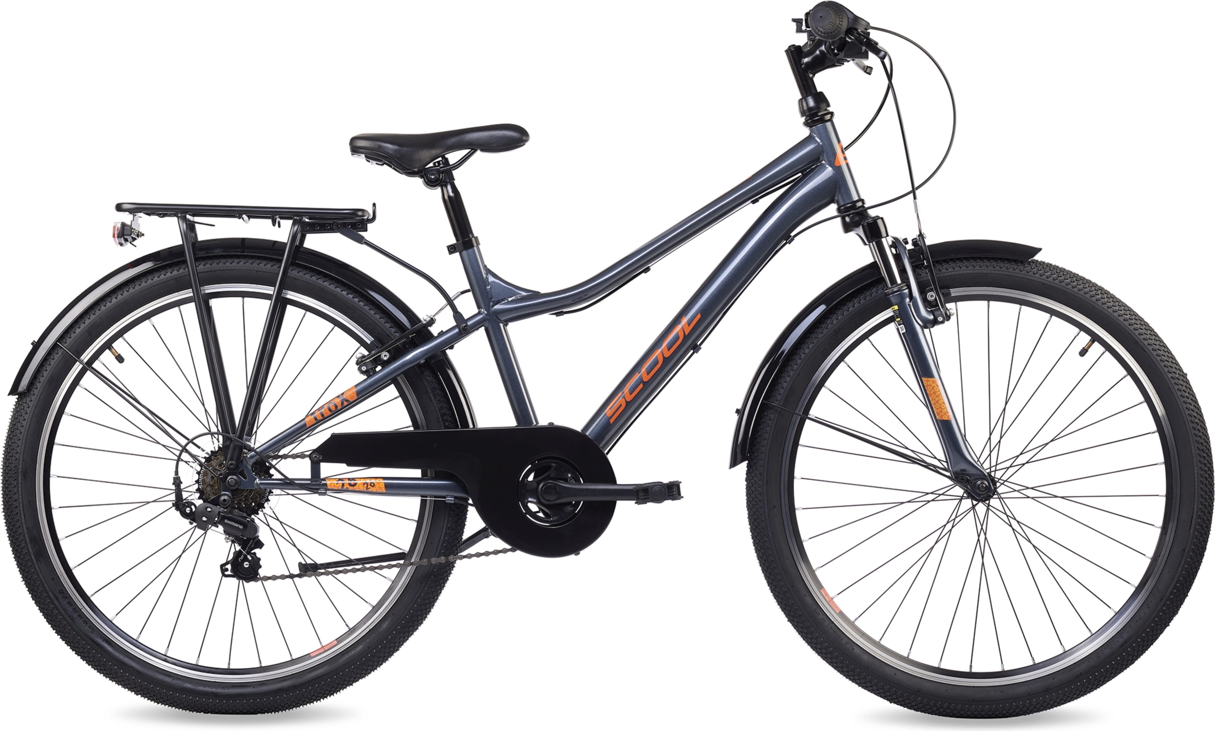 S'cool troX 26-K6 Donkergrijs/Oranje