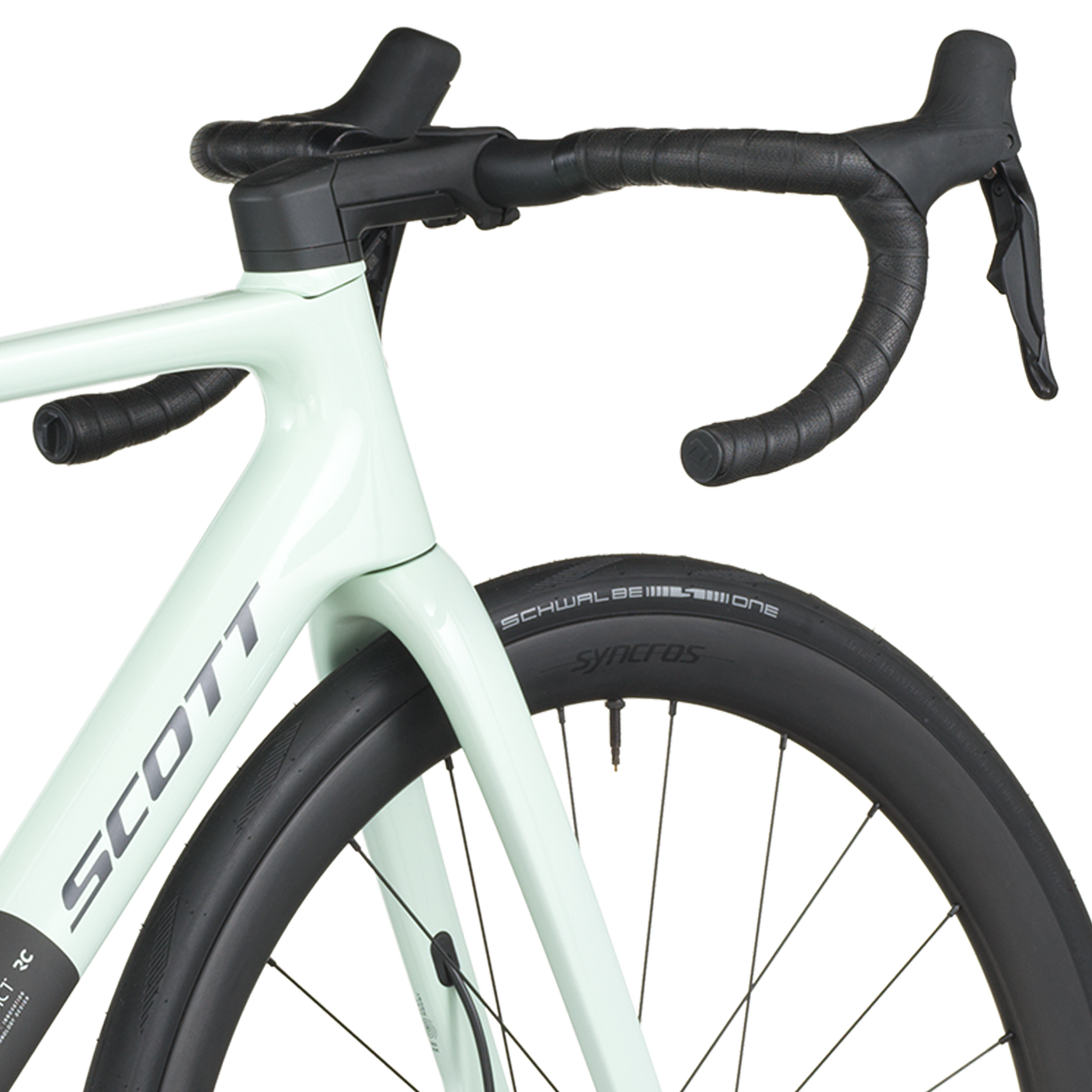 Scott Addict RC 30 bevroren groen/carbon zwart