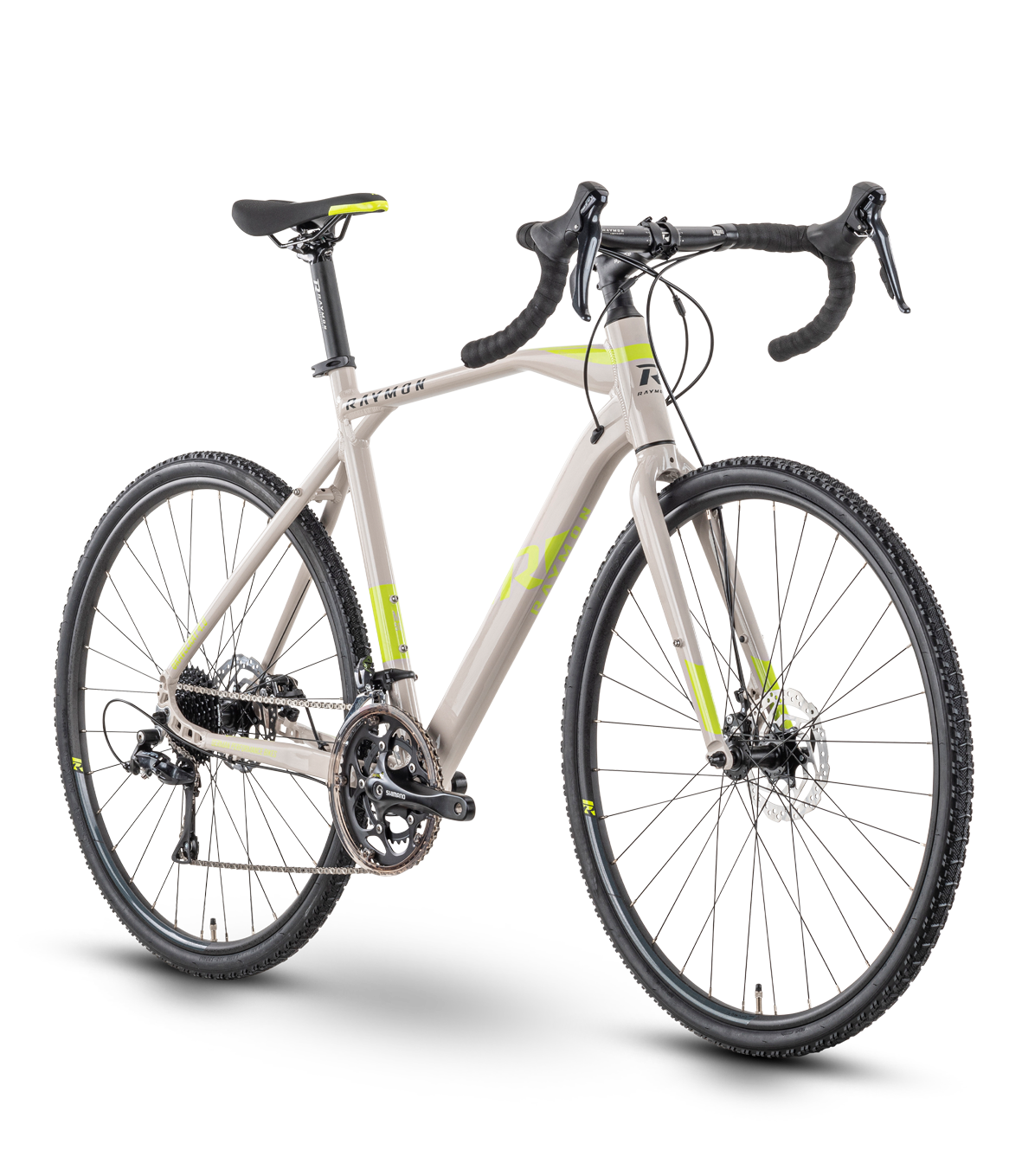 Raymon GravelRay 4.0 Unisex lichtgrijs / lime groen / zwart