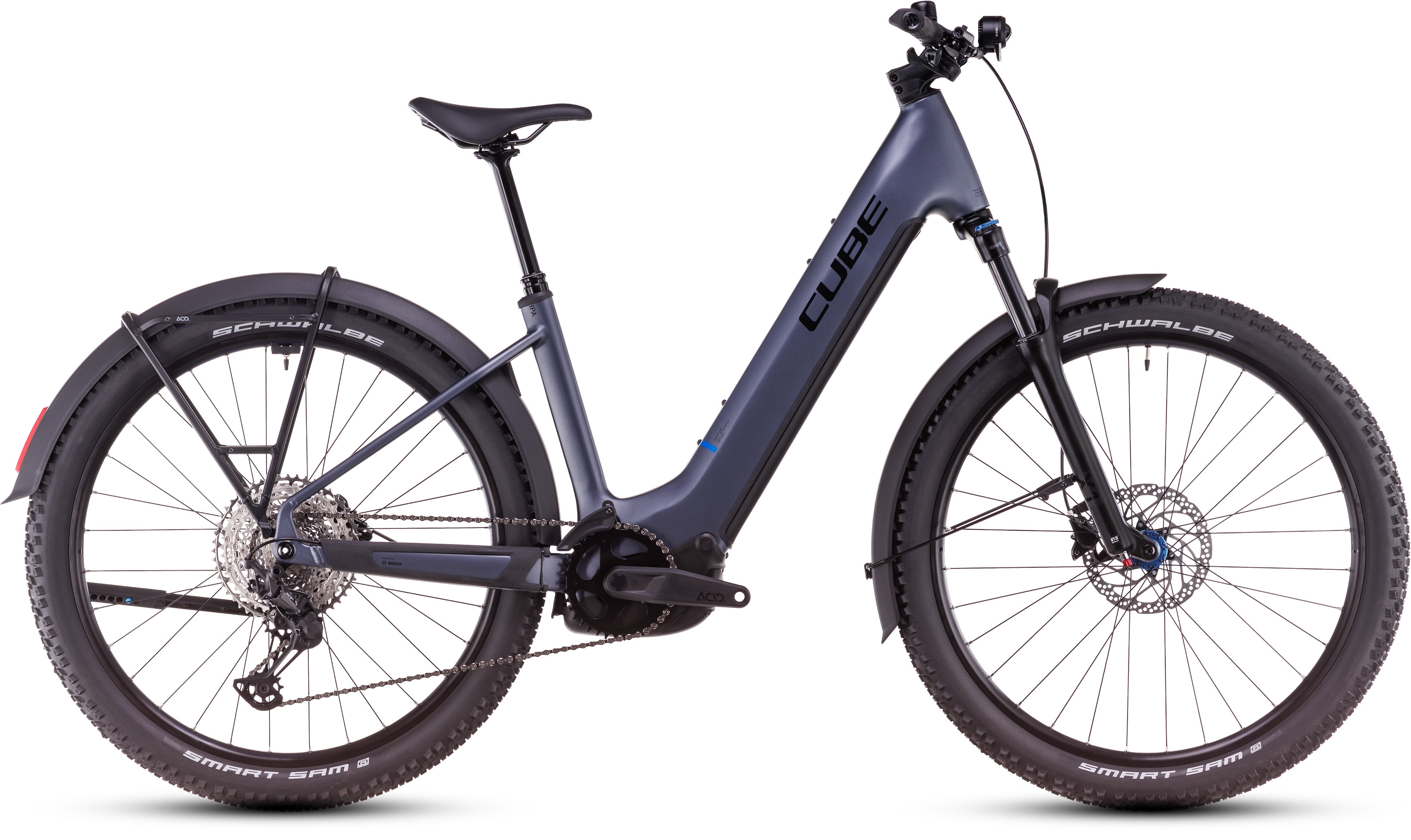 Cube Reaction Hybrid Pro 800 Allroad Easy Entry metallicgrijs´n´black (2025)