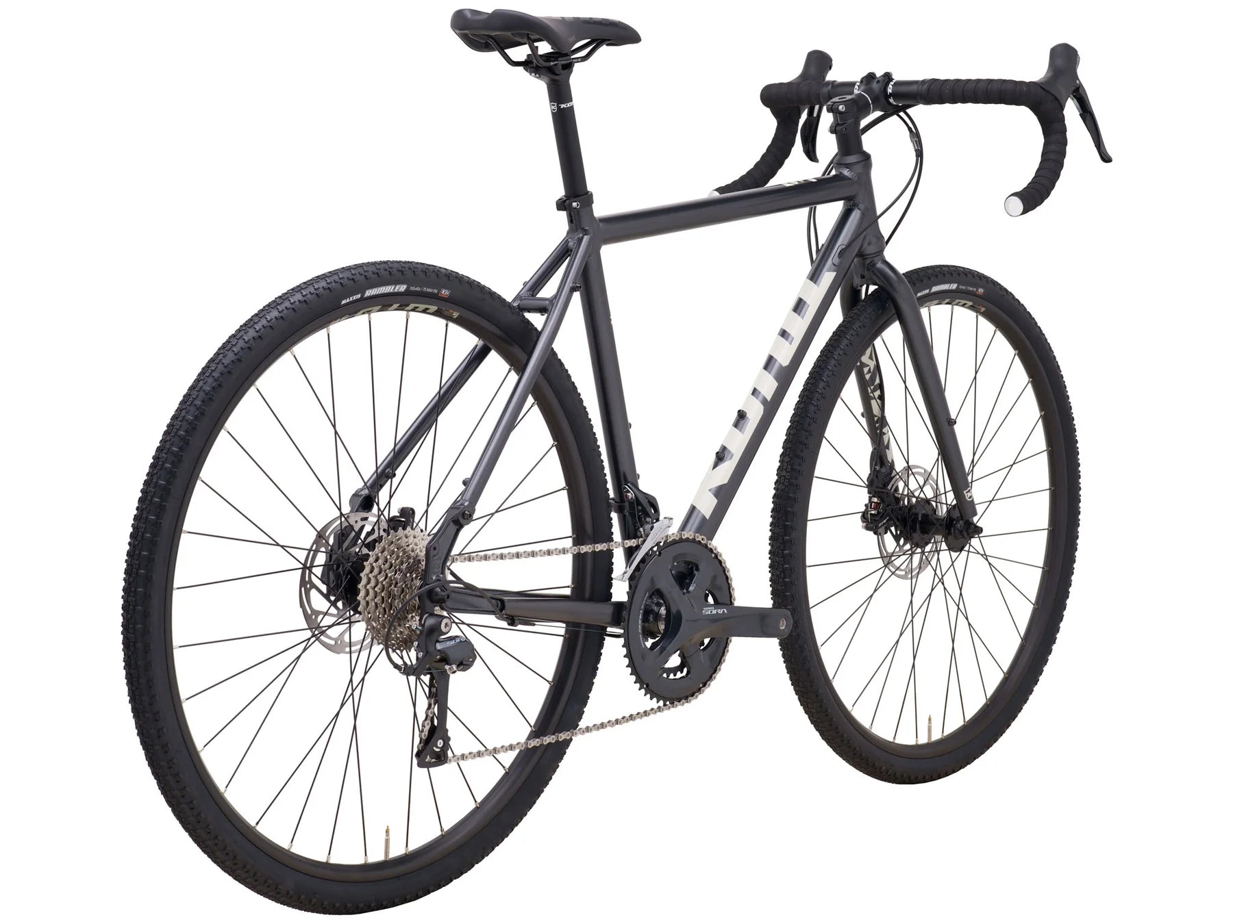 Kona 36e Rove AL/DL Zwart w/Shimano Sora & Tektro Black (2025)