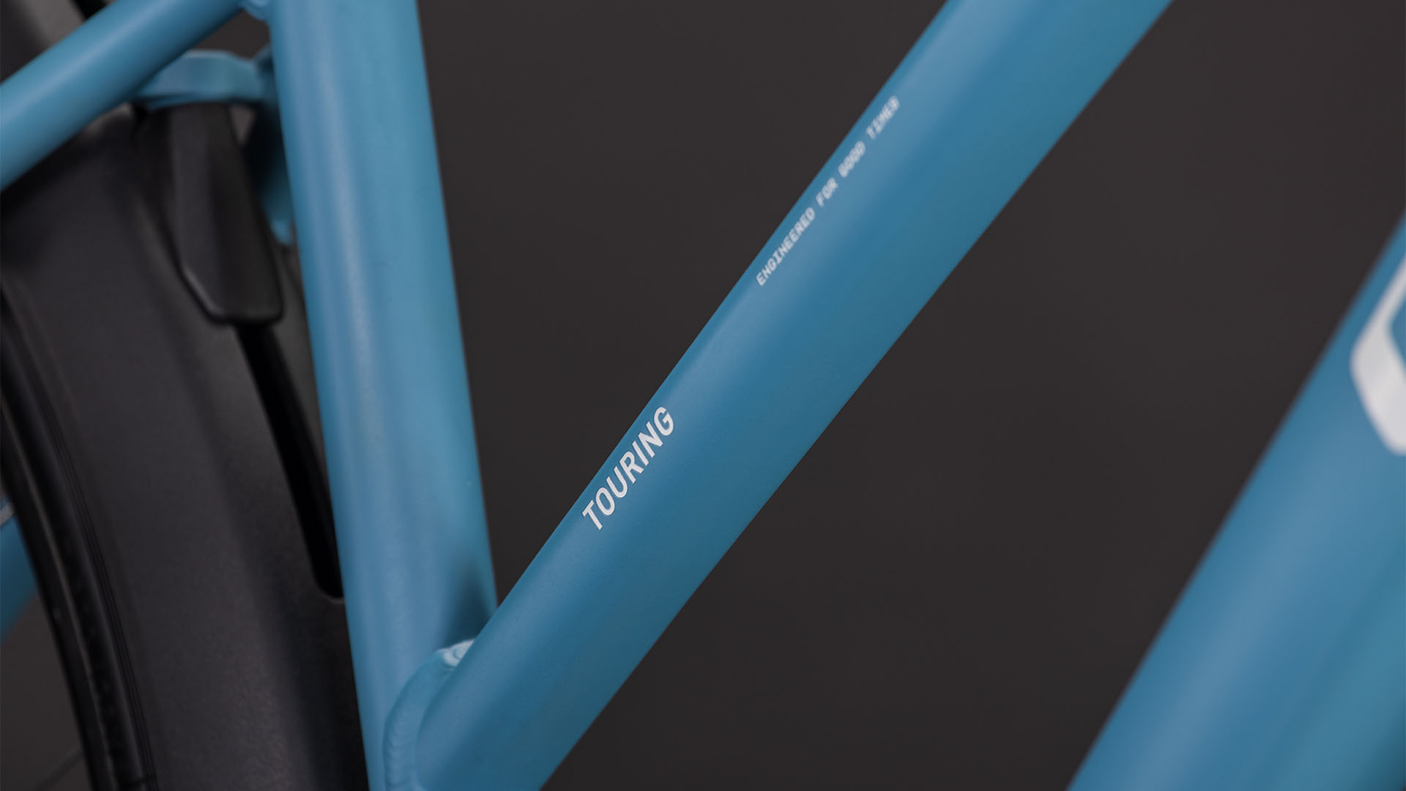 Cube Touring ONE Trapez bluebird´n´grijs (2026)