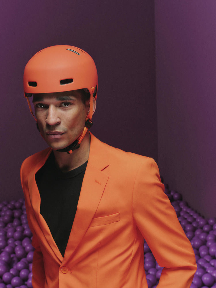 Abus XOXO Urban Helm mono oranje