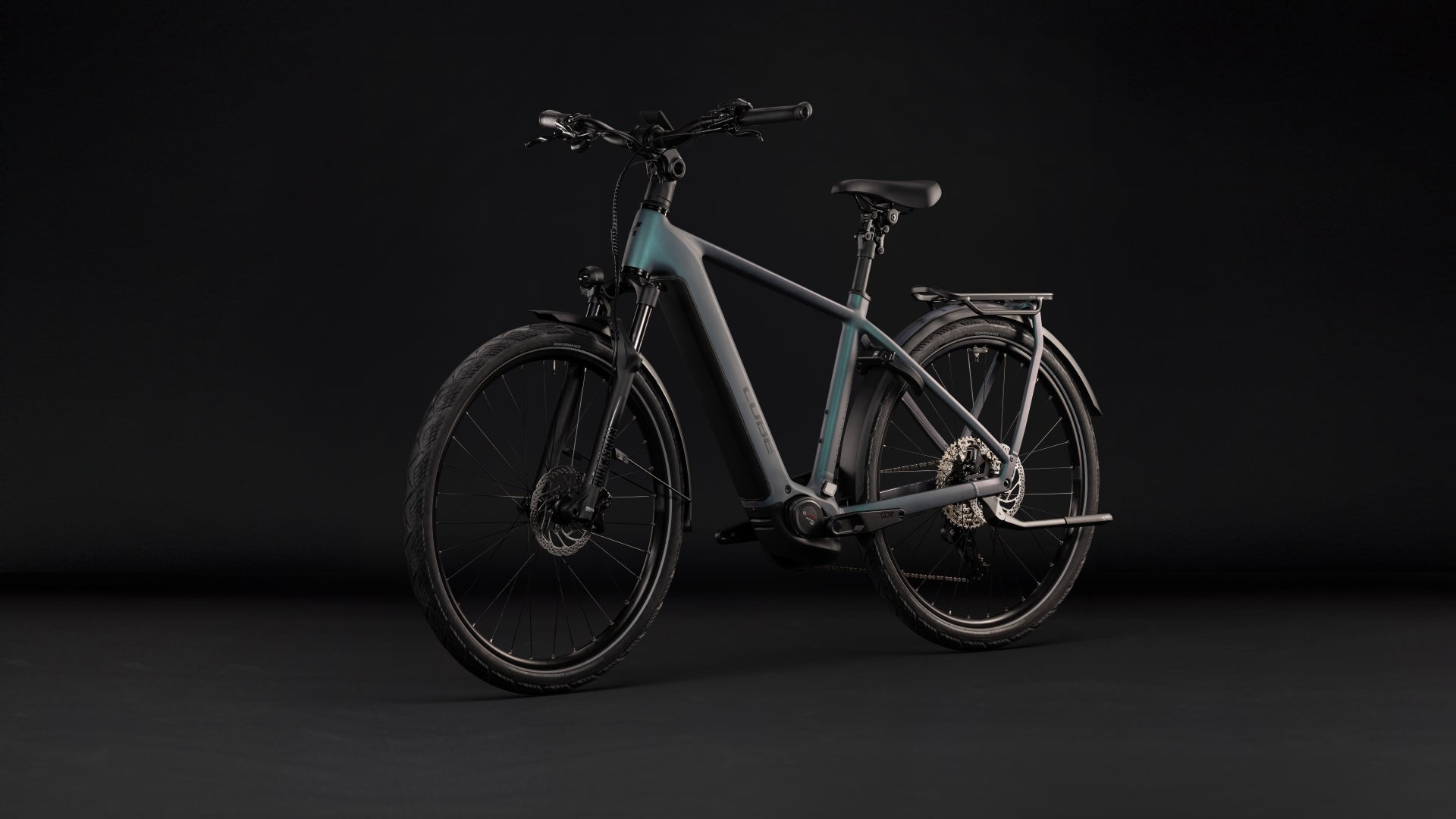 Cube Kathmandu Hybrid Pro 800 Diamant smaragdgroen´n´black (2027)