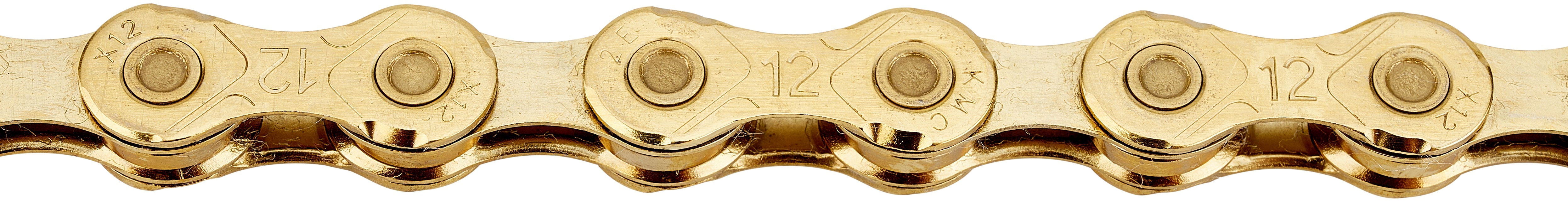 KMC X12 Ti-N ketting 12-speed goud