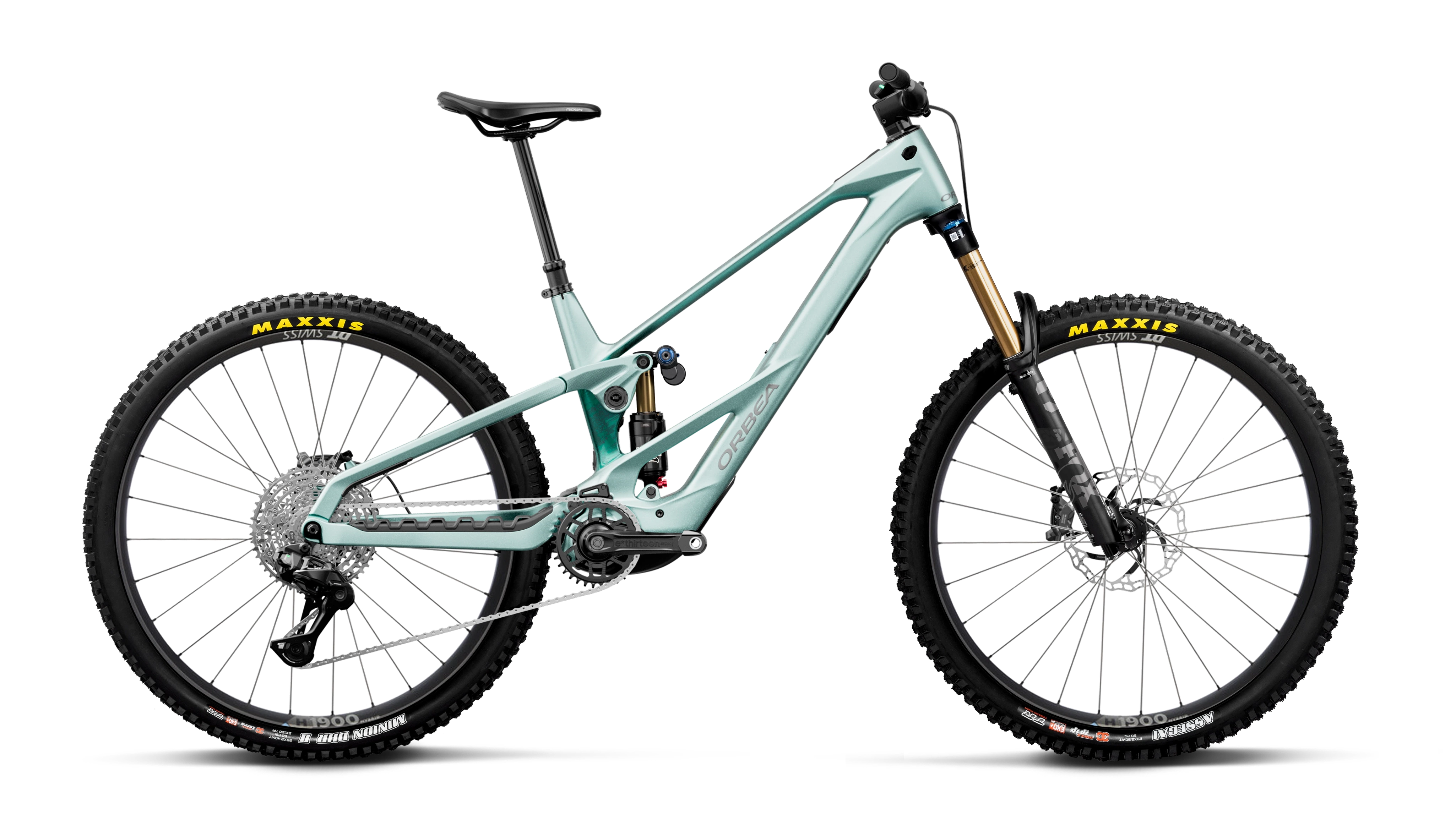 Orbea WILD LT M10 Smooth Silver (Mat) - Escape Green C. View (Glans)