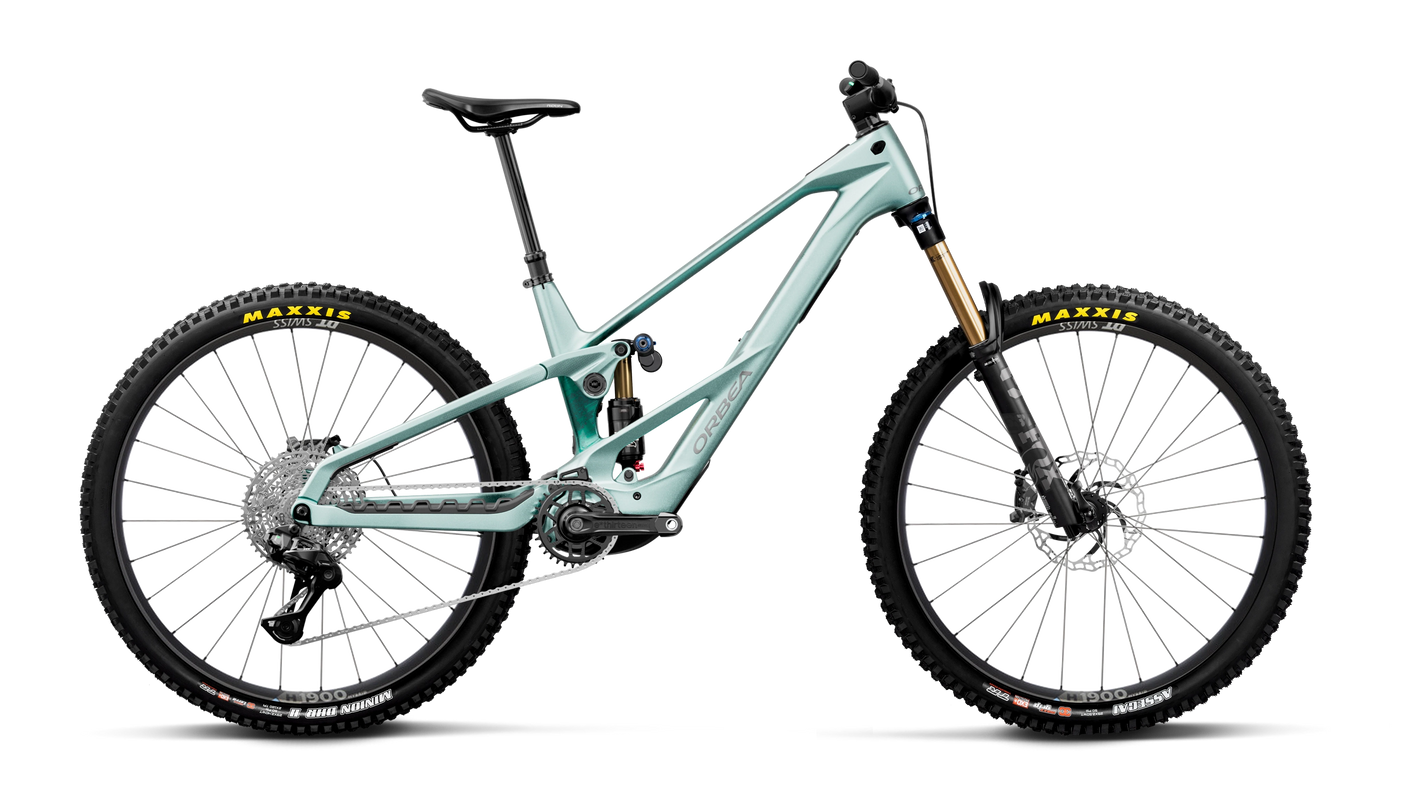 Orbea WILD LT M10 Smooth Silver (Mat) - Escape Green C. View (Glans)