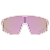 uvex Skyryse Jr. fietsbril Roze-Groen Mat / Mirror Pink