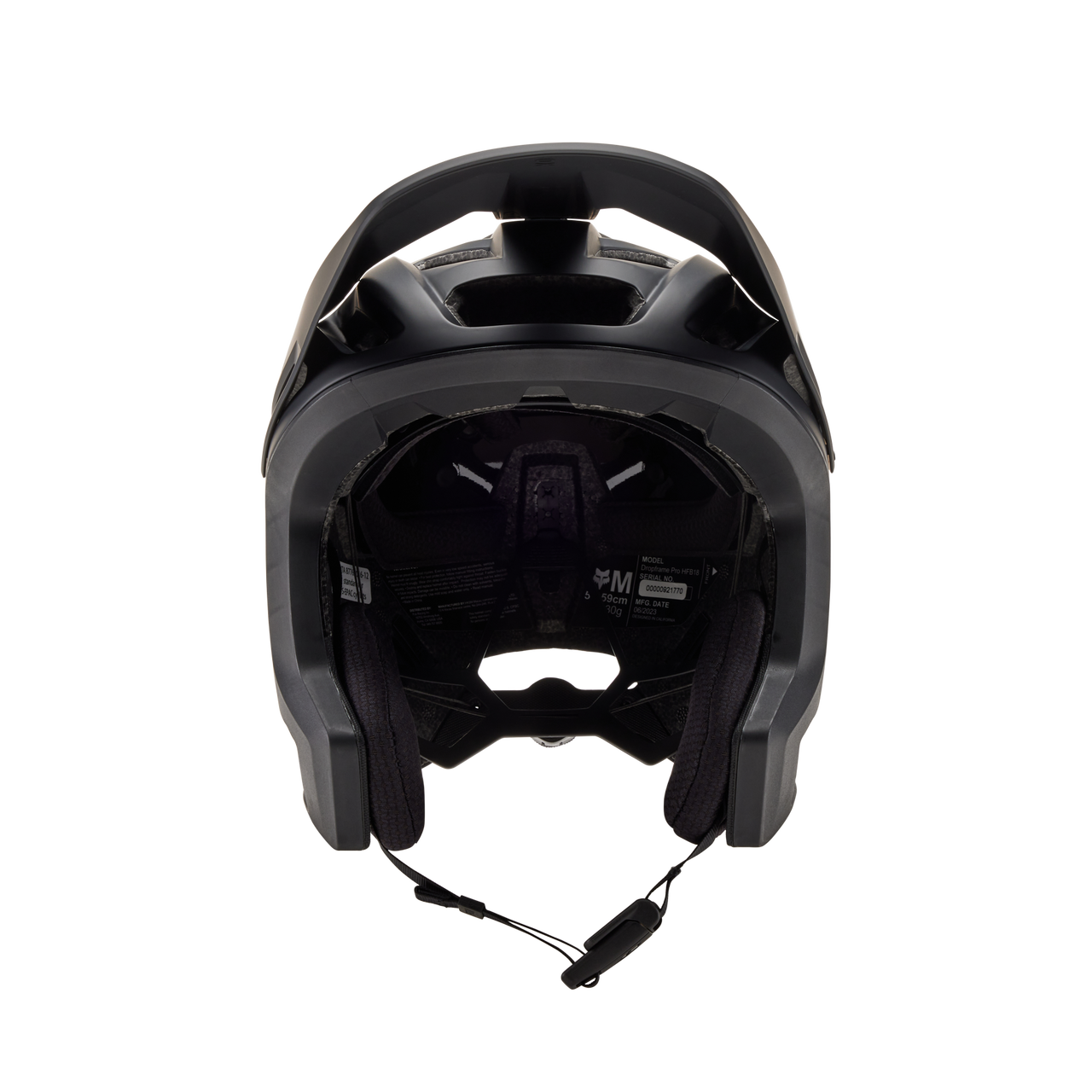 Fox Dropframe Pro MTB-helm Mat Zwart