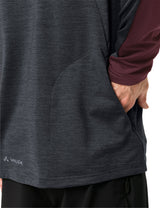 VAUDE All Year Moab T-shirt met volledige ritssluiting heren rood/grijs