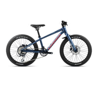 Orbea MX 20 TEAM DISC Moondust Blue - Rood (2025) – aktuelle Variante