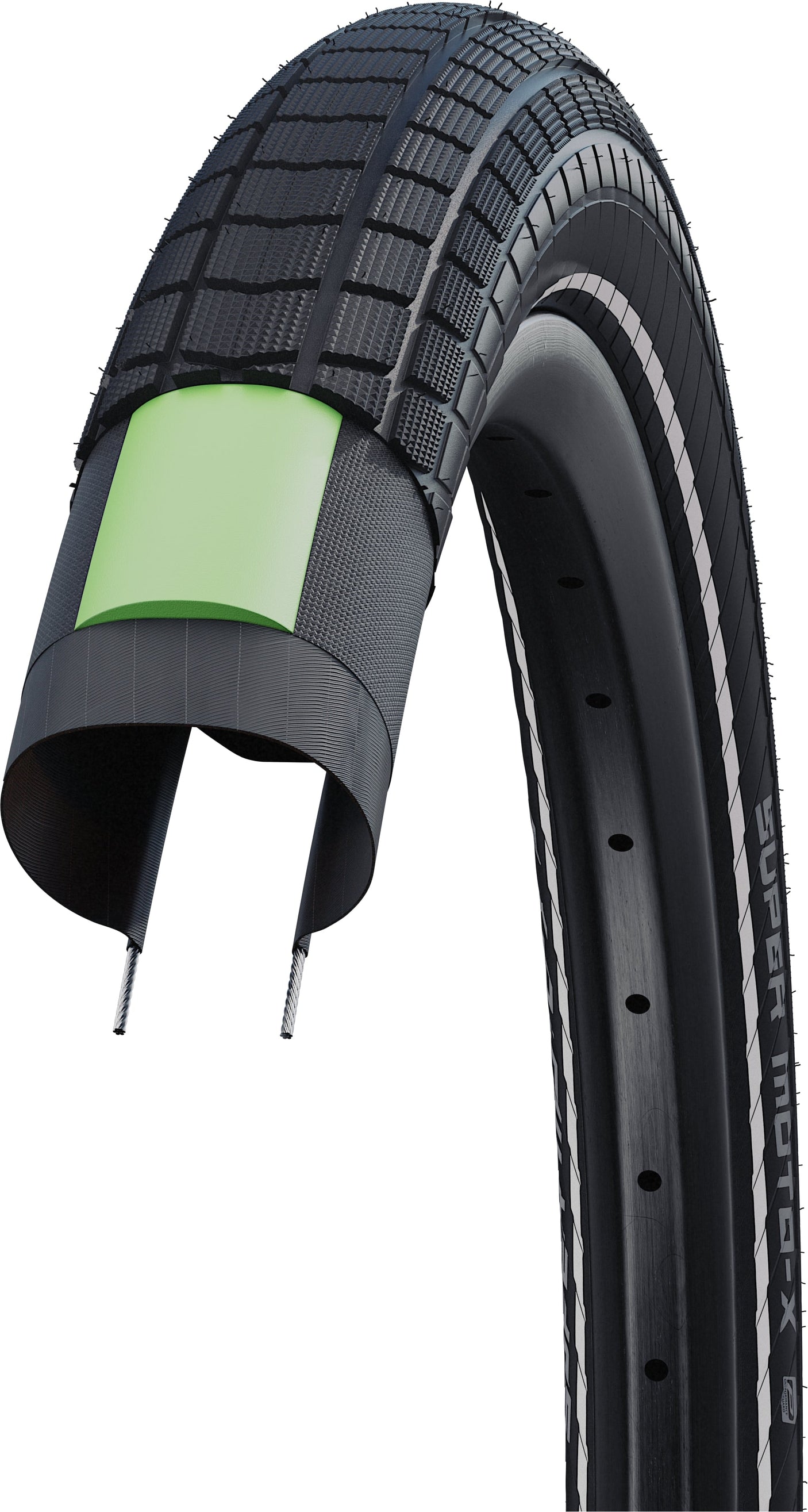 Schwalbe Super Moto-X draadband 27,5x2,40" Performance Greenguard