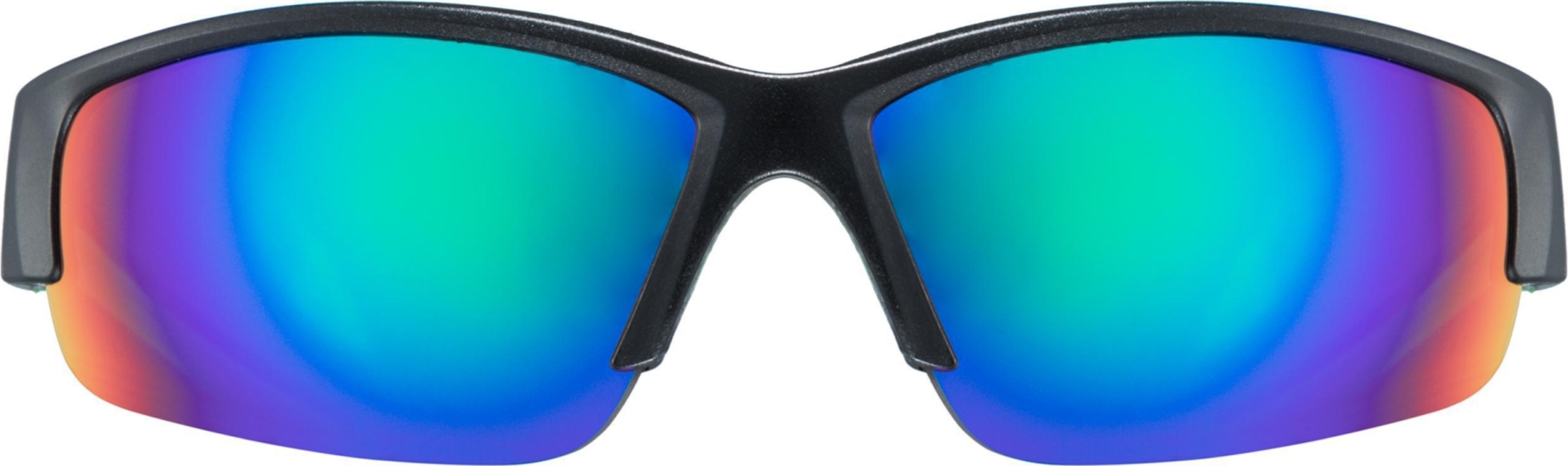 uvex Sportstyle 215 fietsbril Zwart Mat Groen / Spiegel Groen