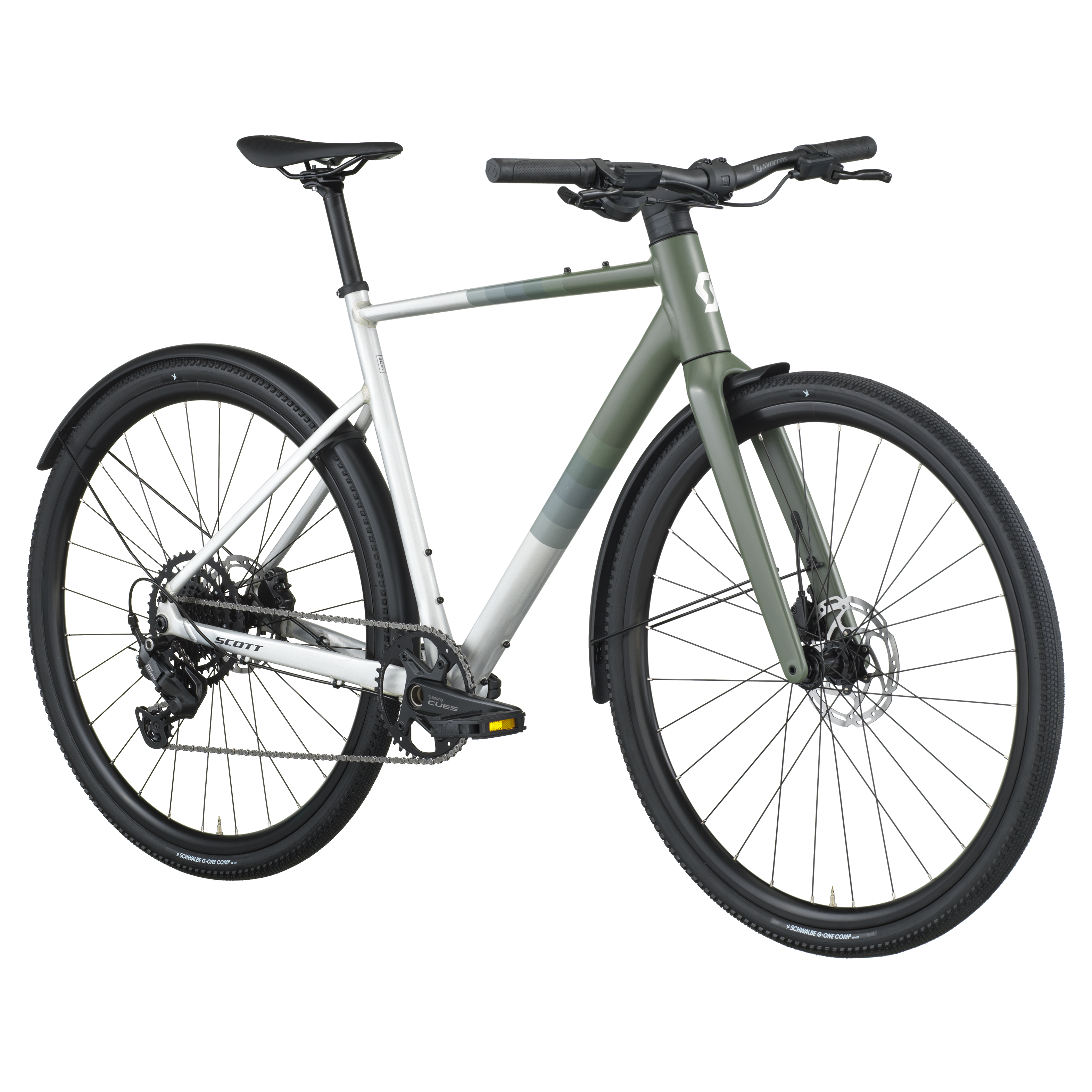 Scott Metrix 30 EQ aluminium zilver/wenge groen