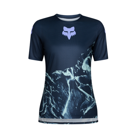 Fox W Ranger SS Jersey Img Print Arctic Blue