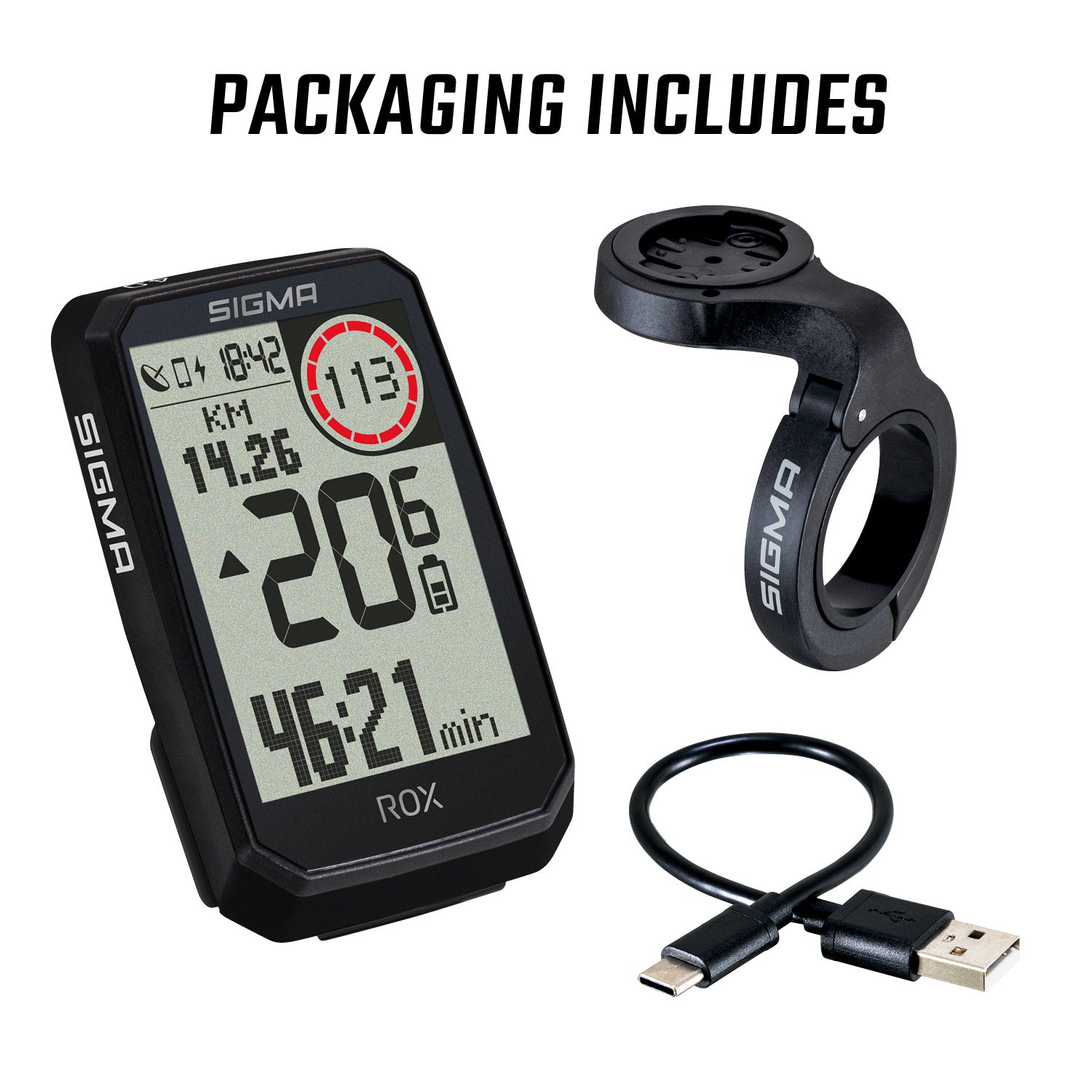 Sigma ROX 4.0 Endurance navigatiecomputer zwart