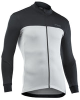 Northwave Force 2 Jersey LS Full Zip Lichtgrijs/Zwart