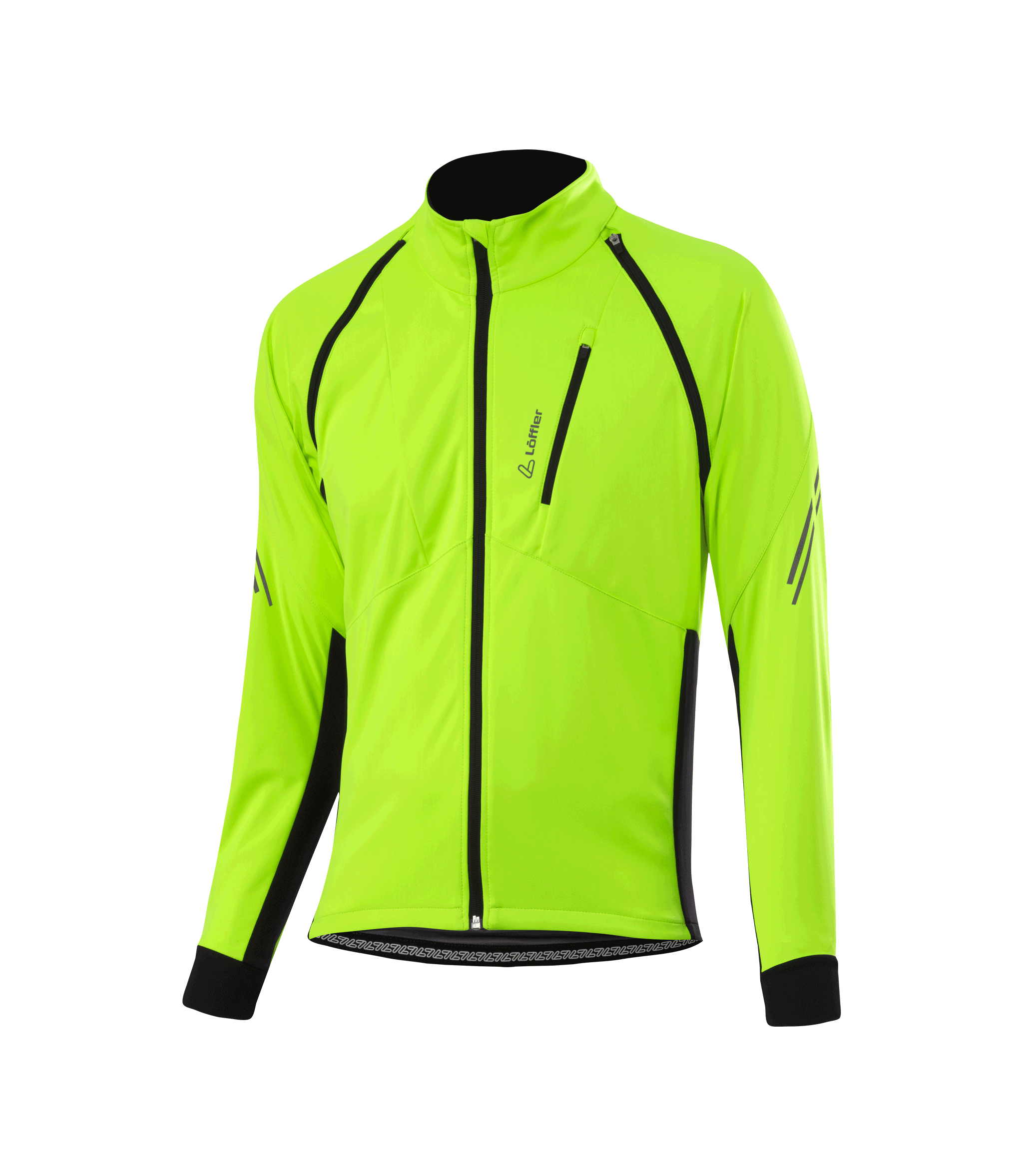 Löffler M Bike Zip-Off Jas San Remo Ab Light Neon Geel