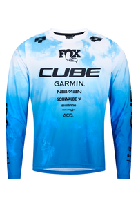 Cube MTB Shirt X Actionteam lange mouw black´n´white