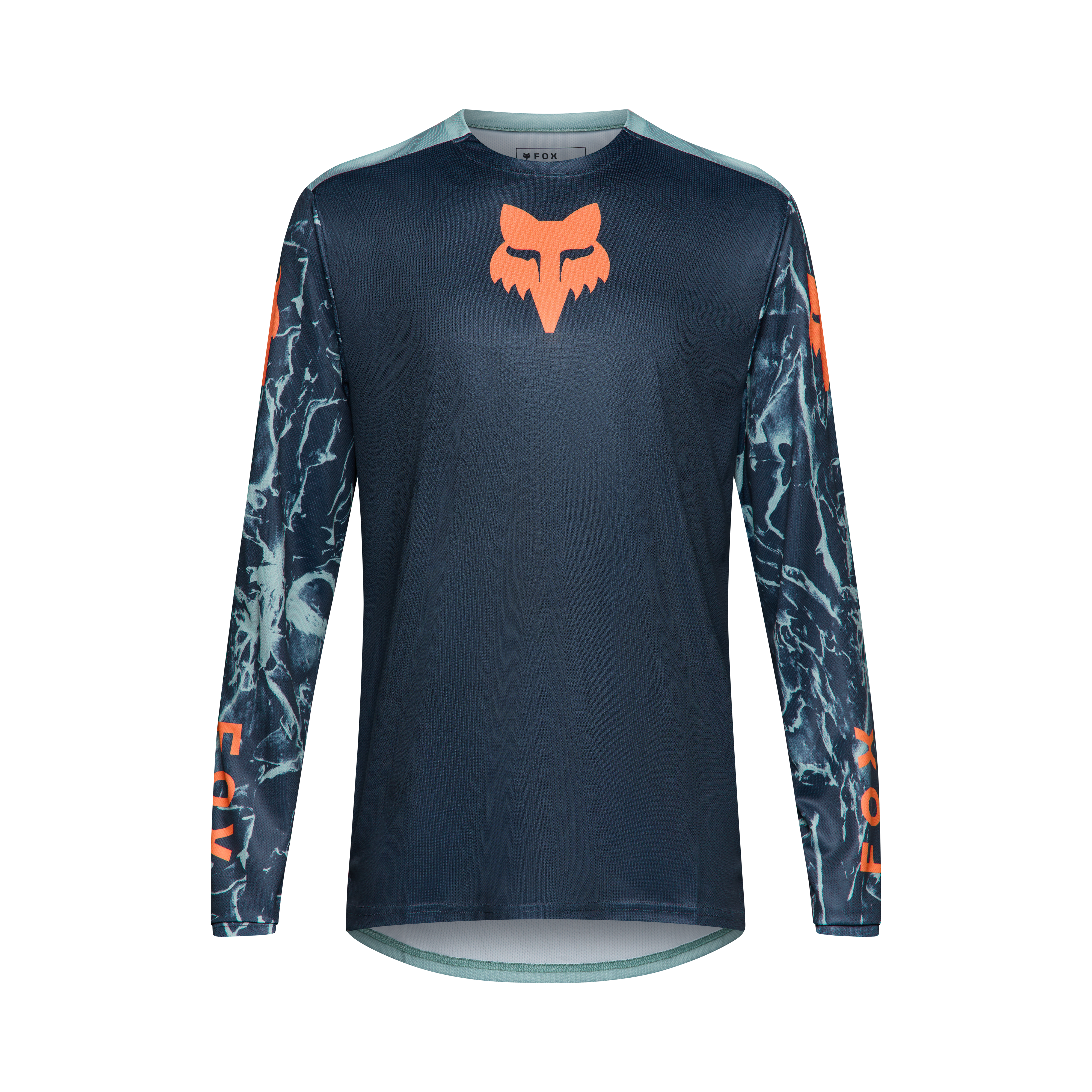 Fox Ranger LS Jersey Img Print Arctic Blue
