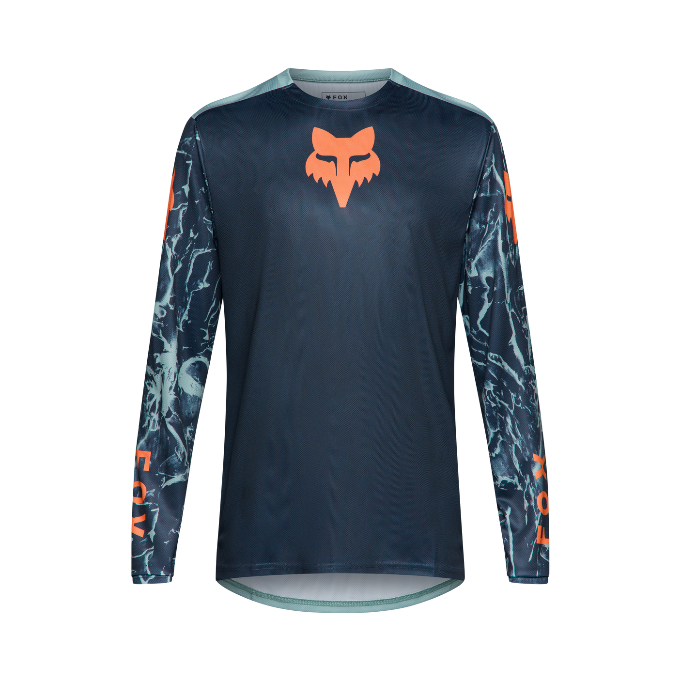Fox Ranger LS Jersey Img Print Arctic Blue
