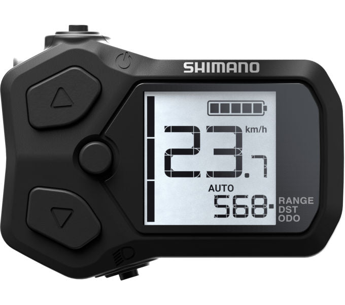 Shimano informatiescherm en schakelpaneel geïntegreerd SC-EN500 22,2 mm stuurdiameter