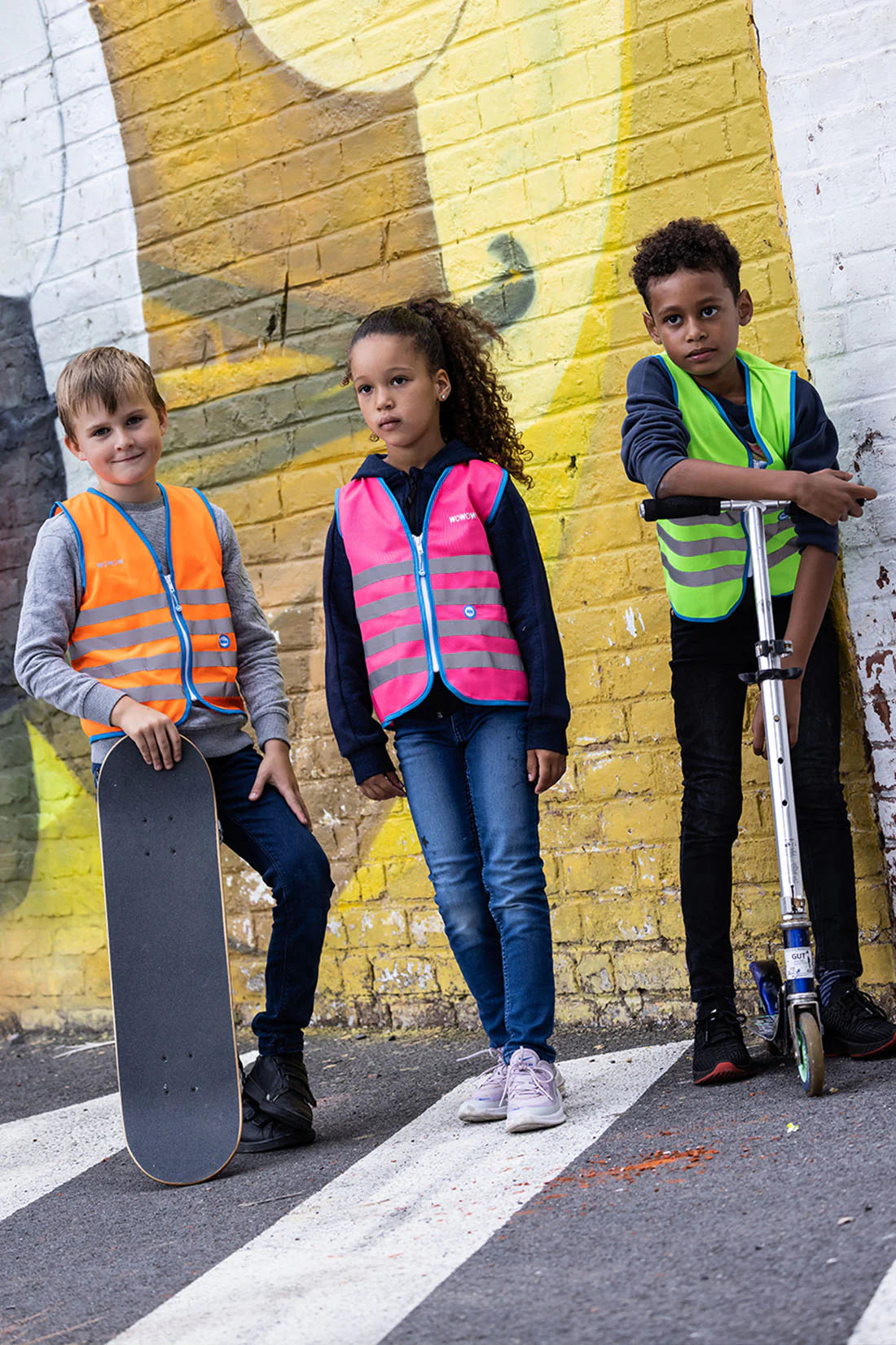 Wowow veiligheidsvest Fun Jacket voor kinderen roze