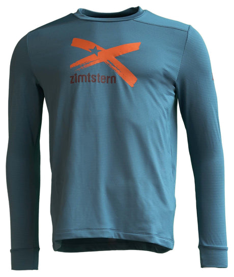 Zimtstern Crewz Shirt LS Heren Blue Steel