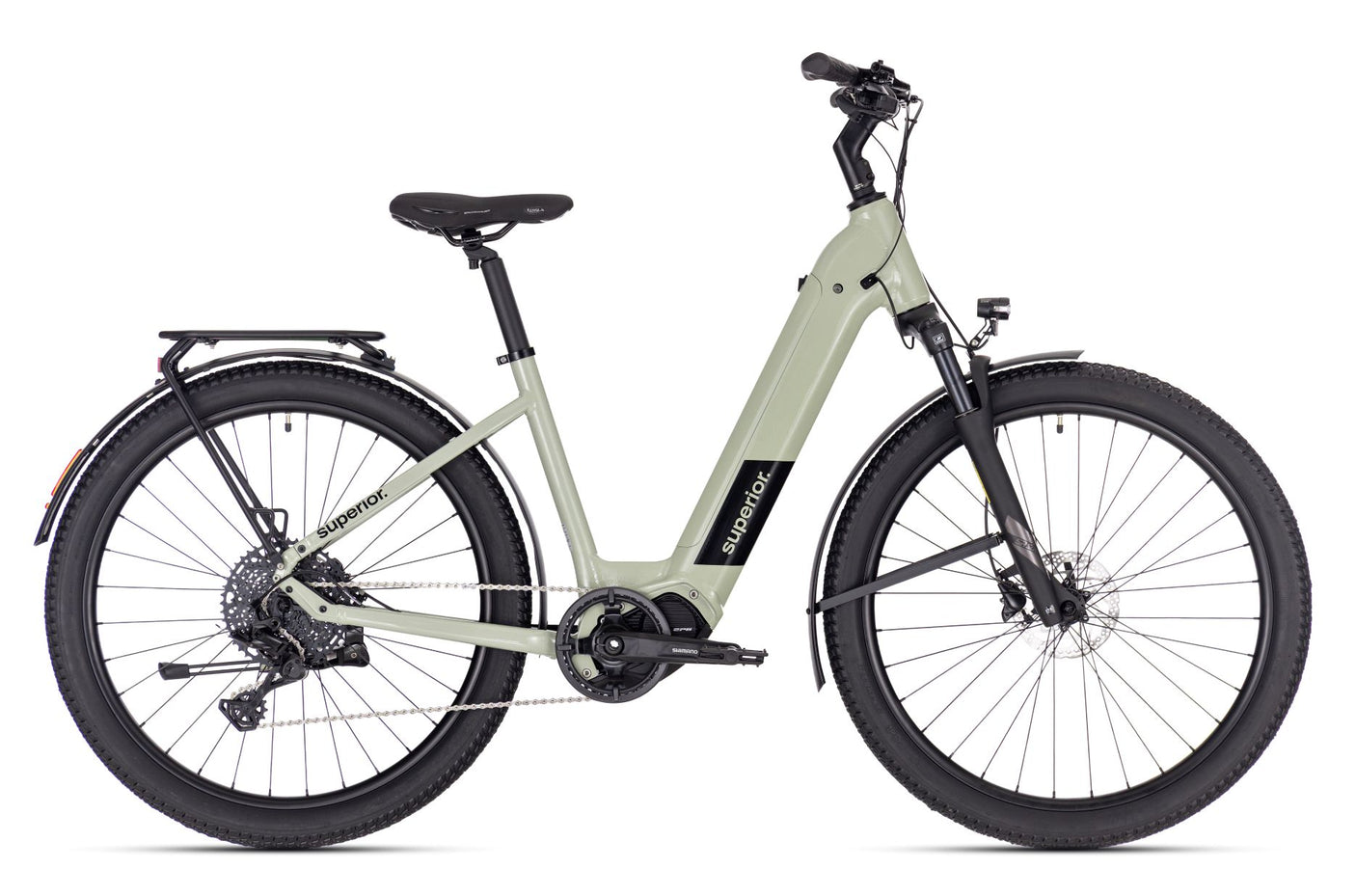 Superior eRX 6.4 LS 504Wh GLANS ZACHT GROEN