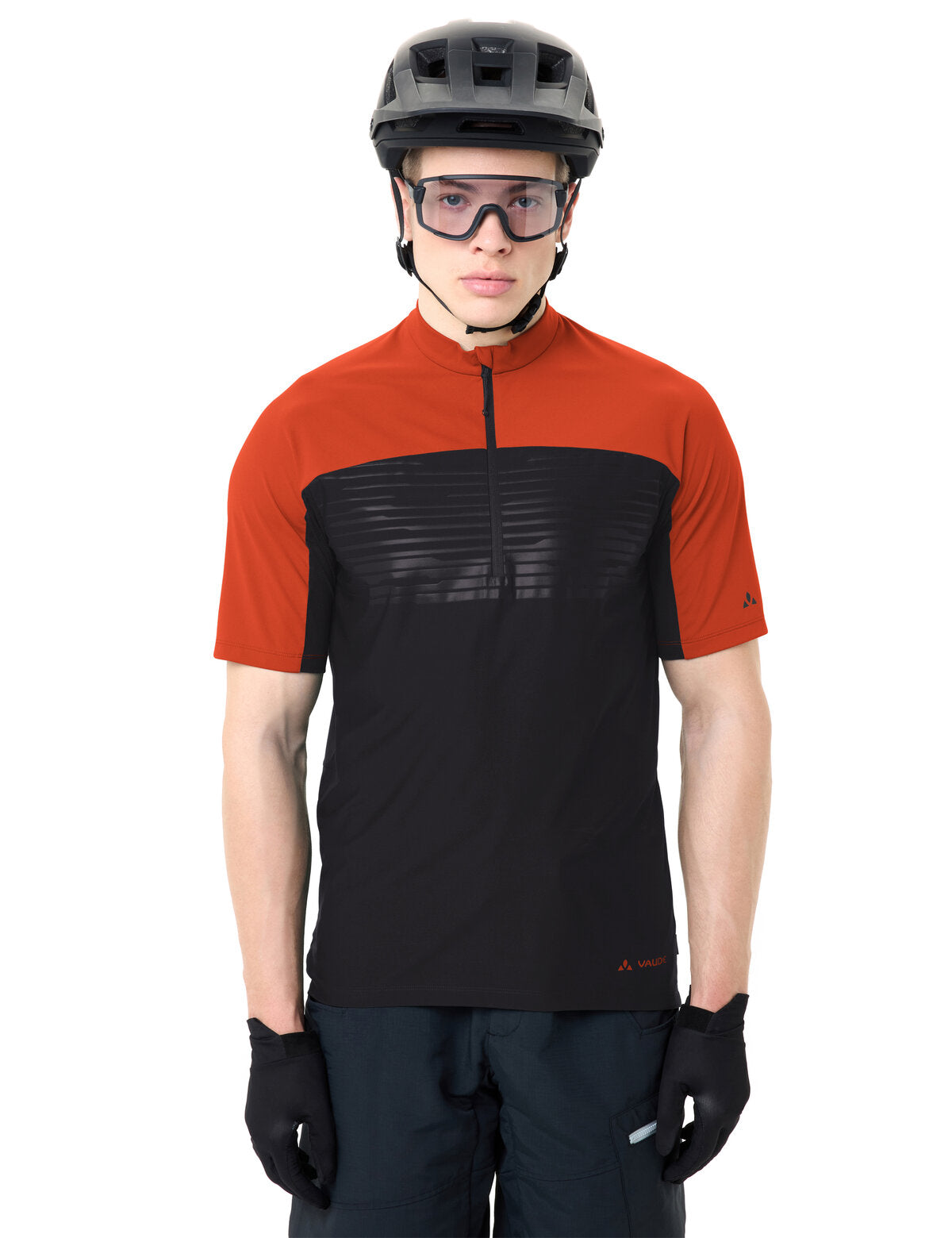 VAUDE Heren Qimsa Pro HZ Shirt gloeiend rood